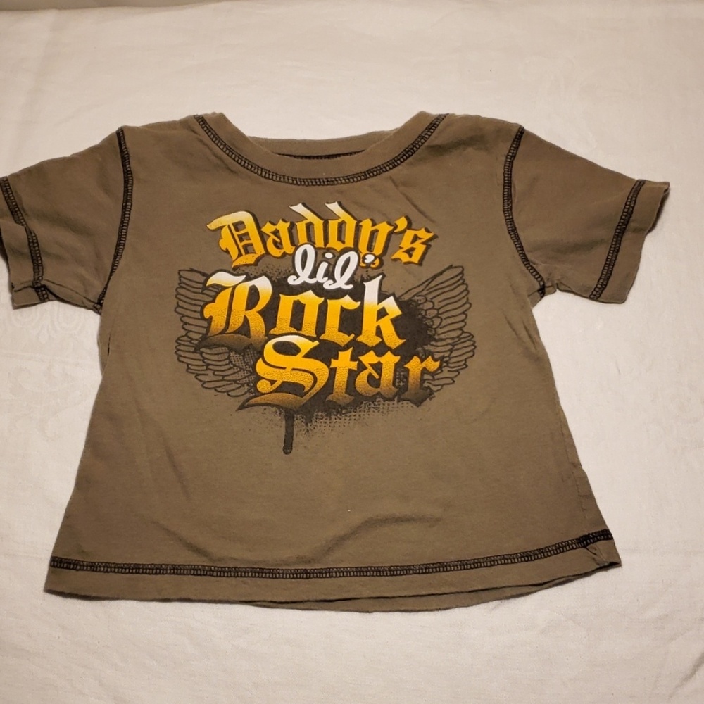 Daddy's lil rock star short sleeve T-shirt